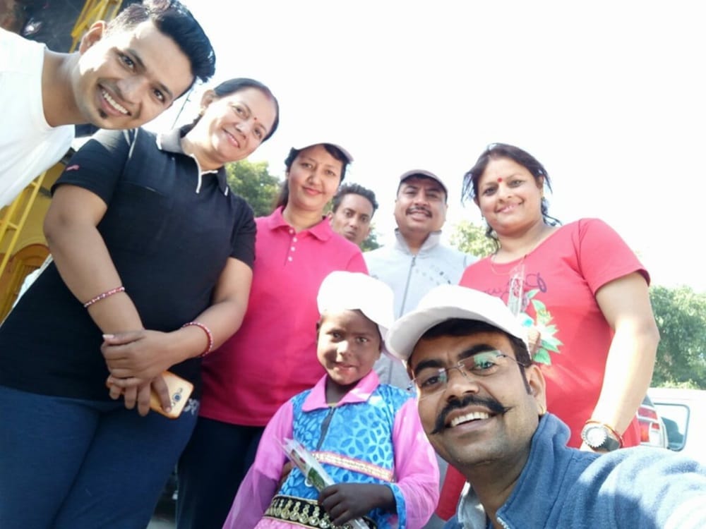 seven year girl laxmi become brand ambesdor for cleenness in nainital