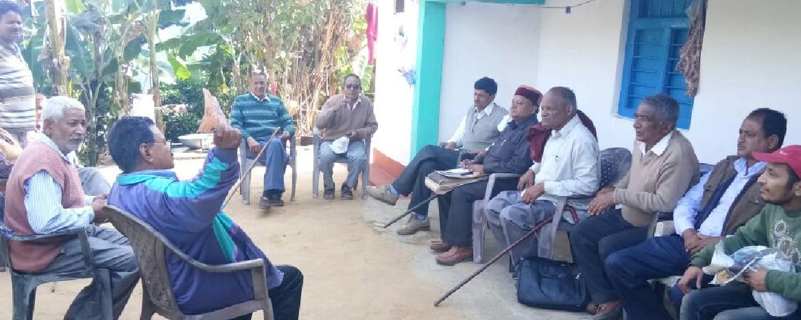 Visited the villages and heard the problems faced by the Choupal