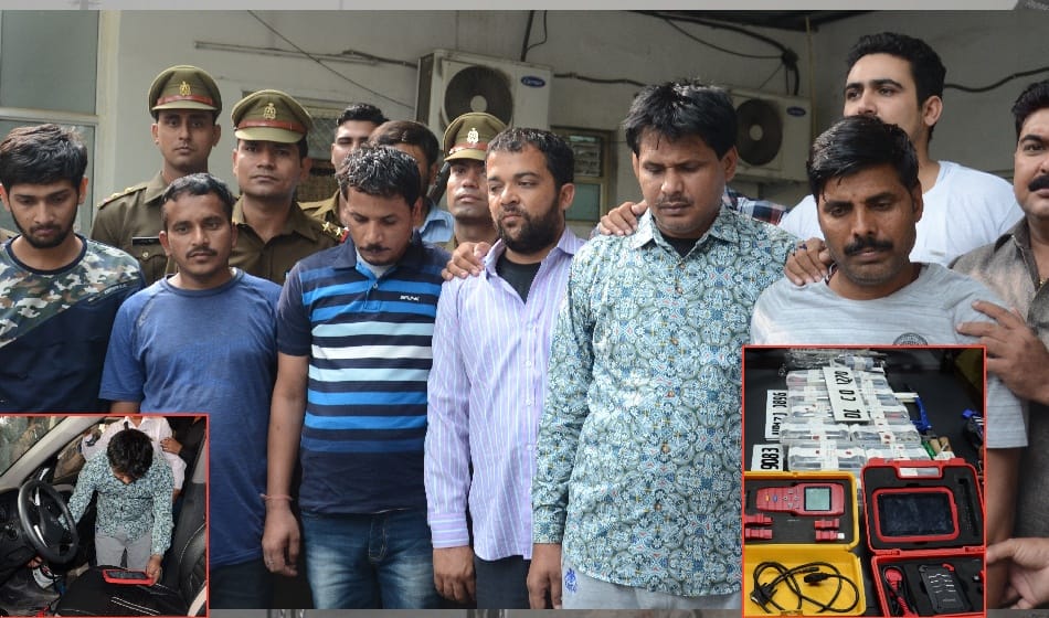 thieves stole luxury car in two minutes, they explained their trick to police