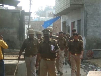 communal tension on village of mathura