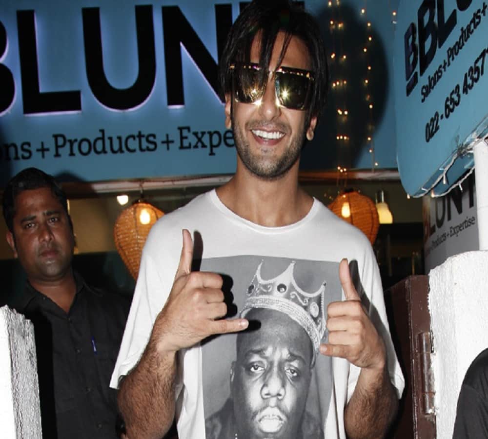 ranveer singh look of rapper for flim gully boy in new york