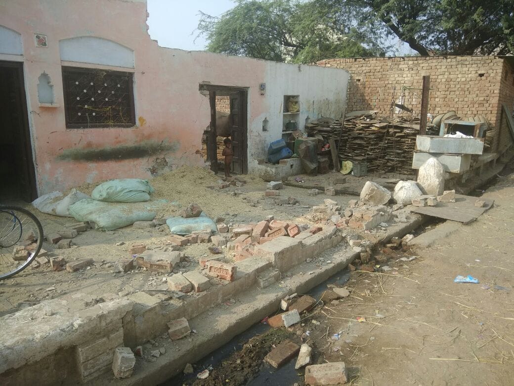 communal tension on village of mathura