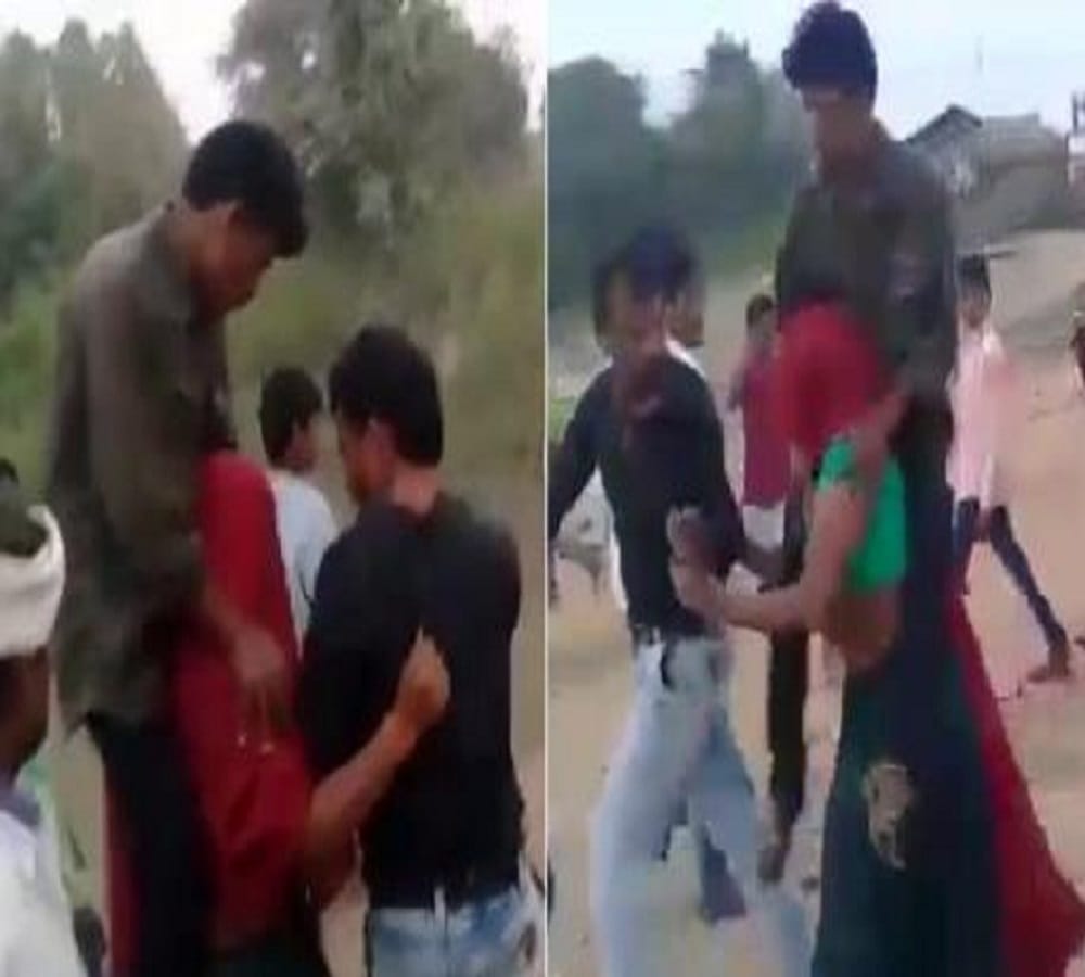 married women punished so weird due to fled with lover