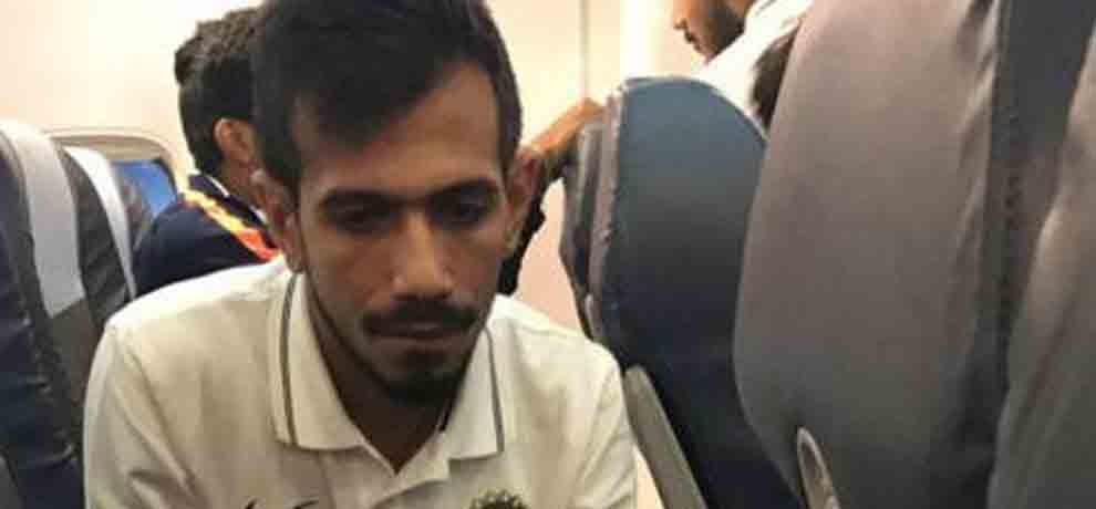 yuzvendra chahal and ish sodhi played chess in flight