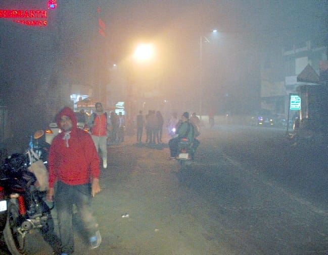 Life has been lost from fog