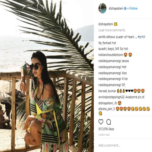 Hot photoshot of Disha Patni is going viral on internet