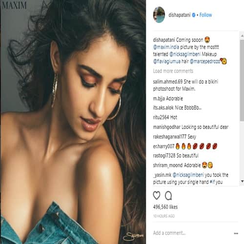 Hot photoshot of Disha Patni is going viral on internet