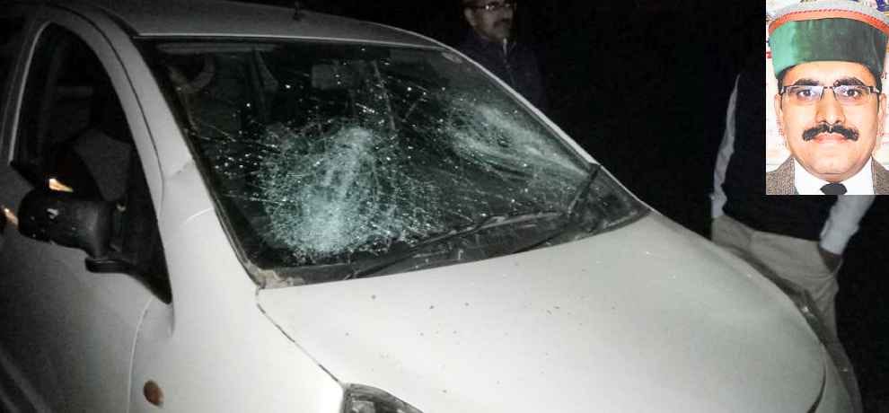 attack on congress candiate jeevan thakur