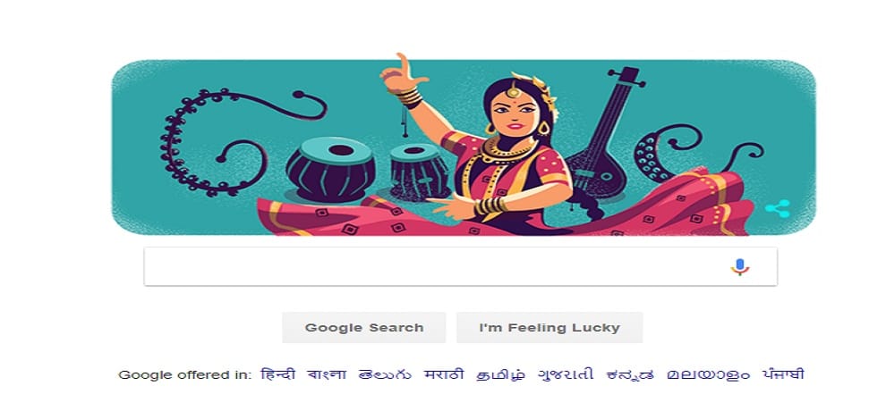Google Doodle celebrates Kathak queen Sitara Devi 97th birth anniversary