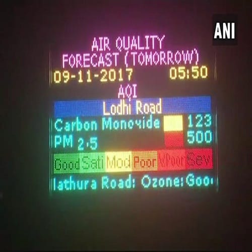  air pollution in delhi-ncr hit severe levels, primary school closed