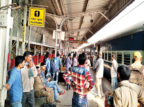 Trains due to track repair delayed hours