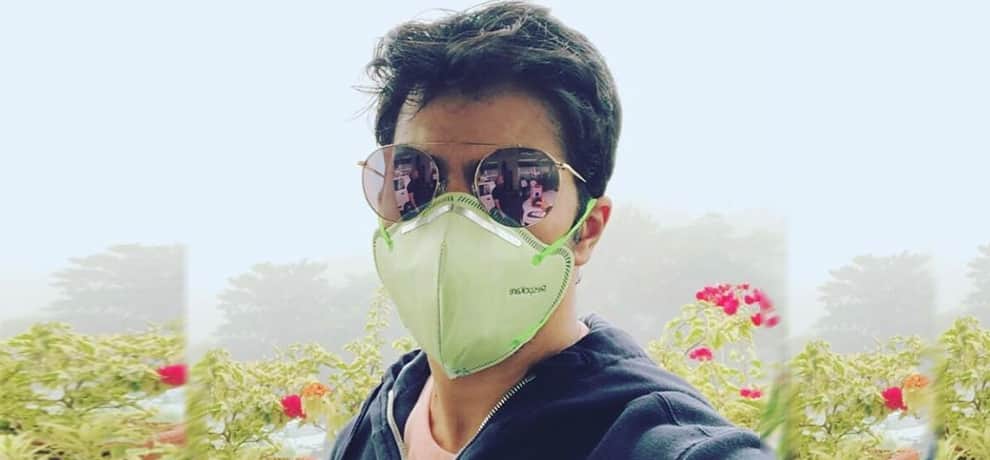 Varun Dhawan posts a selfie with wearing a mask to show how bad the smog is in Delhi