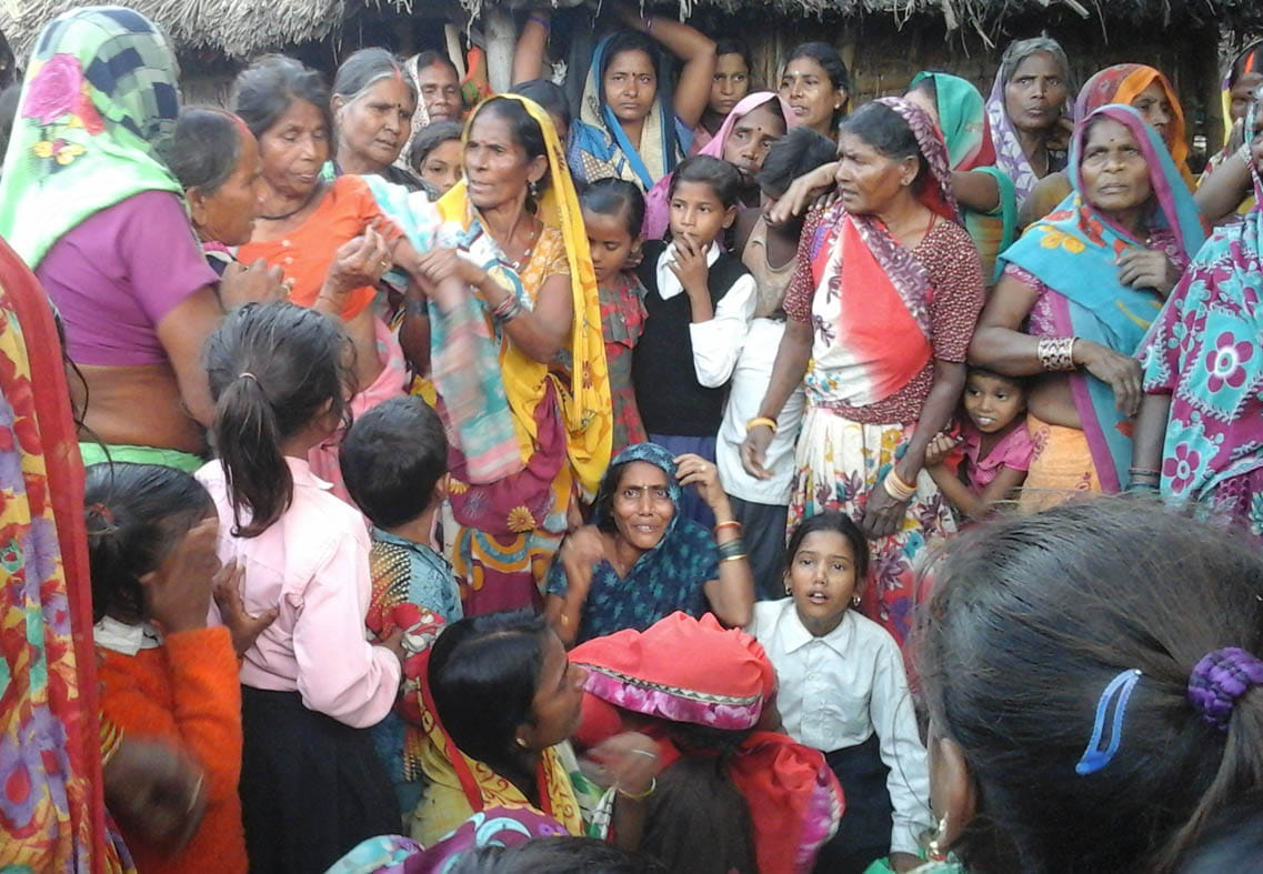 पंपिगसेट के पट्टे में फंसकर महिला की मौत