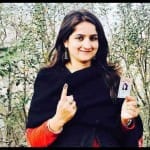 prajwala busta vote first time in himachal assembly election