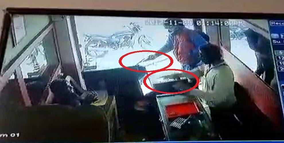 Crooks looted the Sarraf, firing 