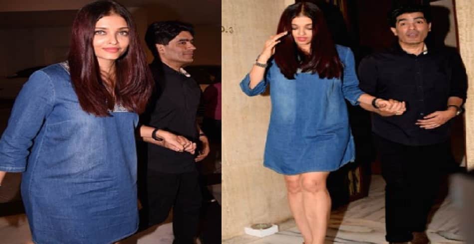 Denim dresses again in fashion take a look of Aishwarya Rai Bachchan viral pictures 