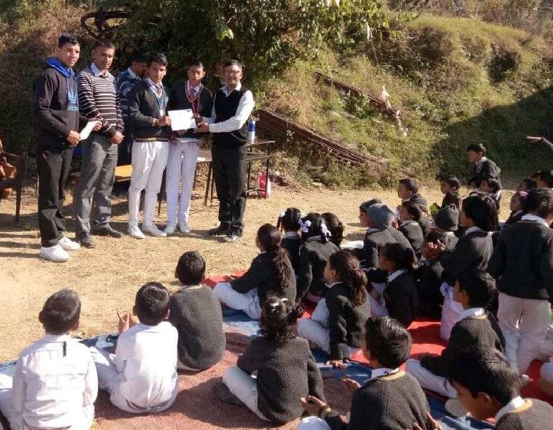 Selected child scientist for state level honored