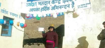 Bumper voting at World highest polling station Hikkim