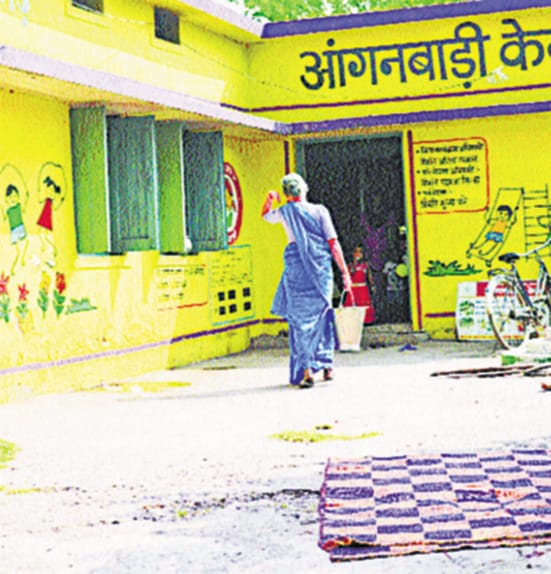 jhansi news of Anganbadi