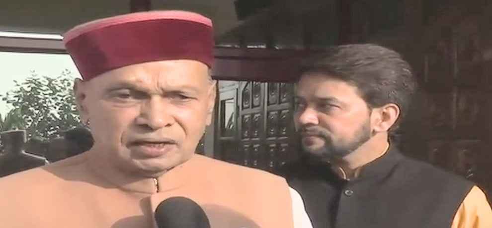 himachal pradesh election Ex cm prem kumar dhumal statement