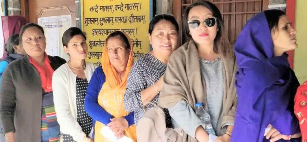 Tibetan people cast vote first time in himachal assembly election