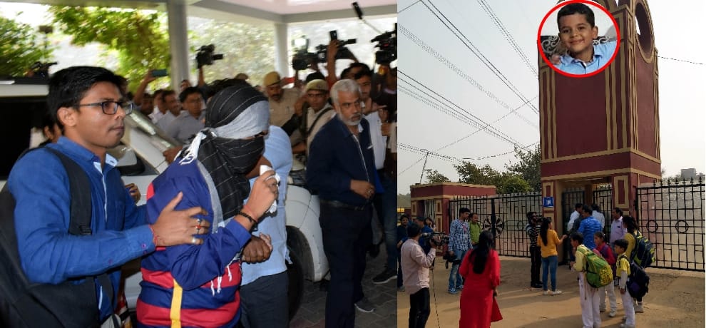 pradyuman case: cctv footage leads cbi to accused which was left by gurugram police as blur footage