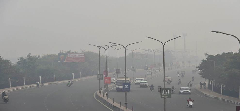 pollution level increasing in lucknow
