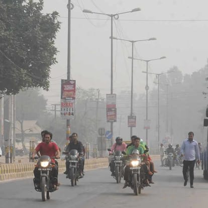 agra smog by high pollution level