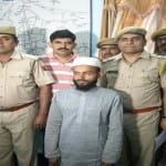 पुलिस की गिरफ्त में आरोपित