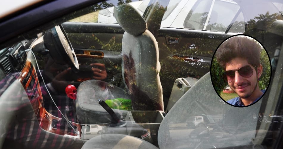 Deadbody of the BCom student has been recovered from the car