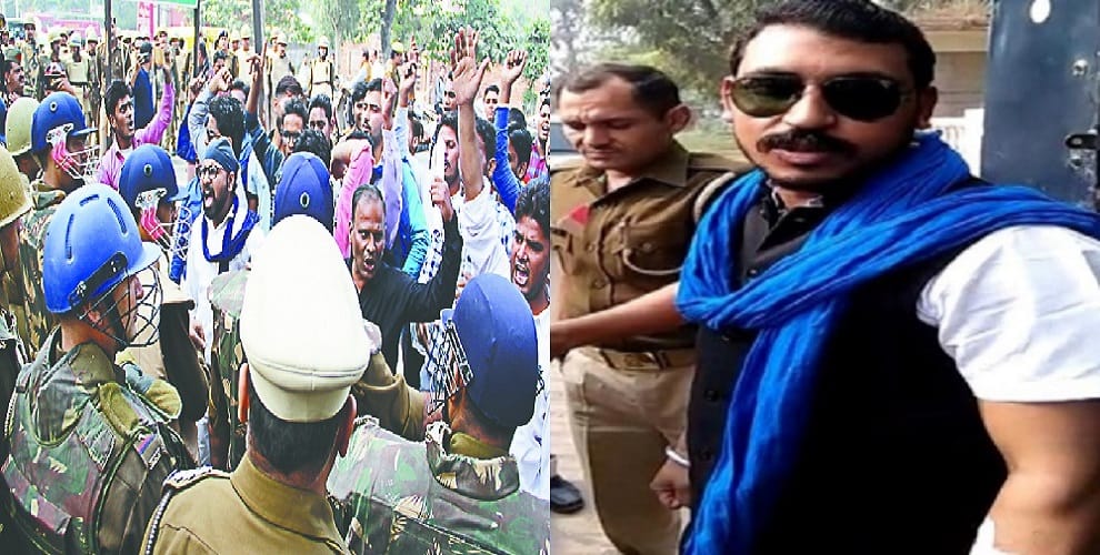 Ravan supporters took out a procession, warning to the Administration