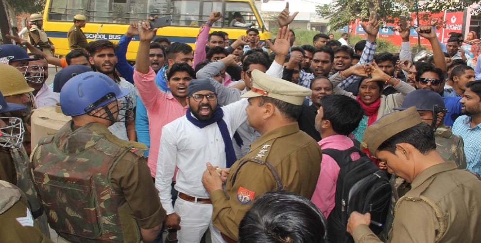 Saharanpur, Bhim Army District President Kamal Singh Walia and beating of soldier