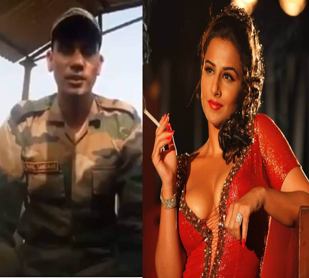 army men derogatory comments on vidya balan video viral