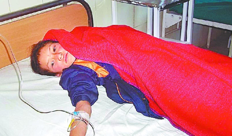 Mizals rubella vaccine applied to children in marginal villages