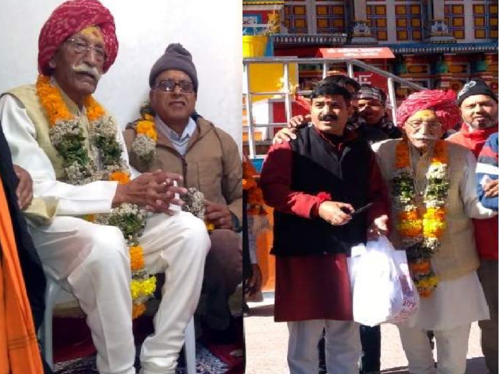 MDH Spices Owner dharampal gulati gave gift to badrinath dham