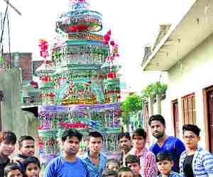 Muslims took part in processions