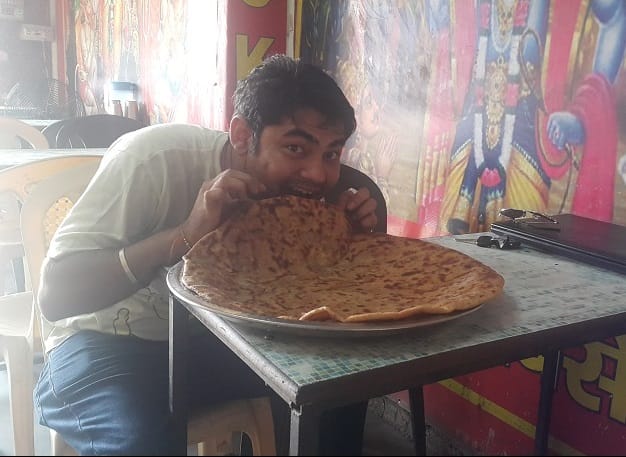 big paratha challenge in india 