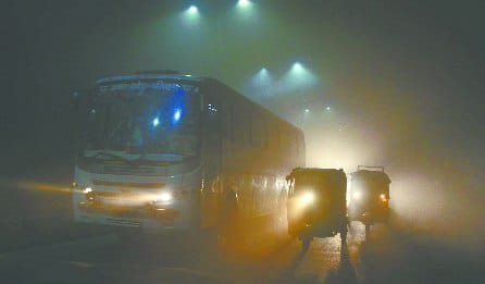 Due to Delhi pollution