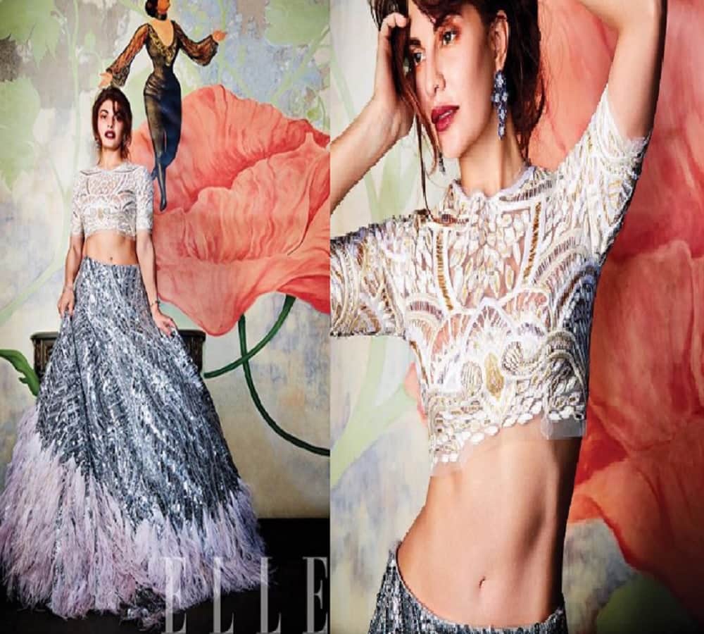 Bollywood actress Jacqueline Fernandez  photo shoot for Elle magazine