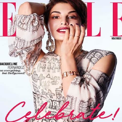 Bollywood actress Jacqueline Fernandez  photo shoot for Elle magazine