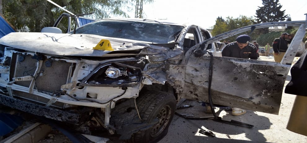 heavy explosion in Bolan area in Lashkargah City