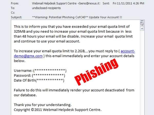 How to detect fake or phishing emails and websites