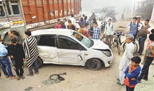 hit & run in pratapgarah