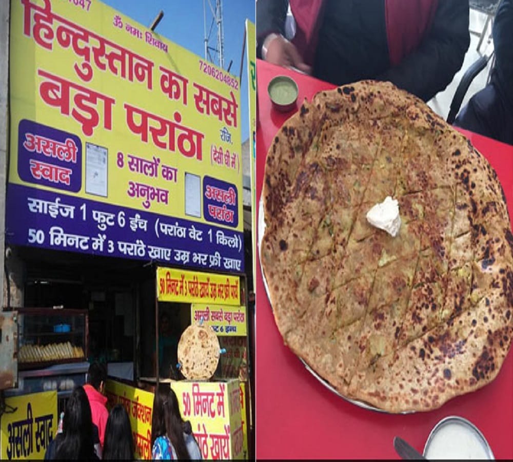 big paratha challenge in india 