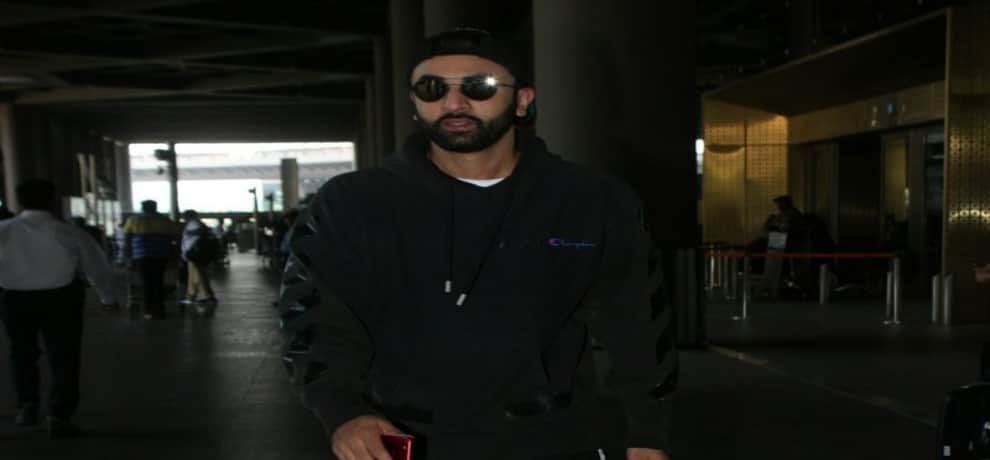 ranbir kapoor returns mumbai, but not alone with a mystery girl