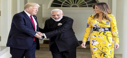 India is achieving its goal under the leadership of pm modi says donald trump