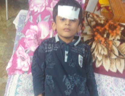 teacher beaten the student in lucknow