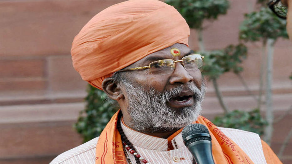 Sakshi Maharaj felicitated Bhansali on Padmavati film