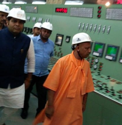 CM yogi adityanath in sonbhadra, inspection of anpara
