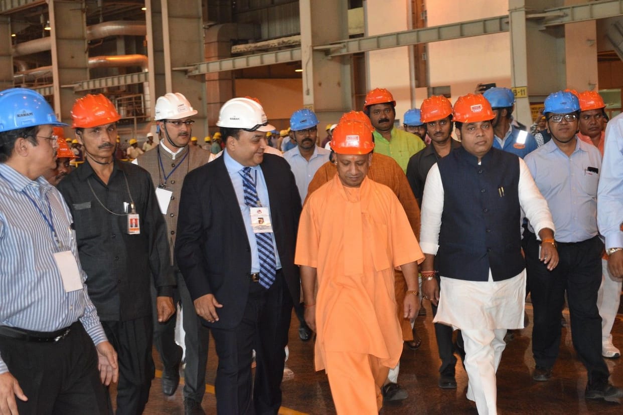 CM yogi adityanath in sonbhadra, inspection of anpara